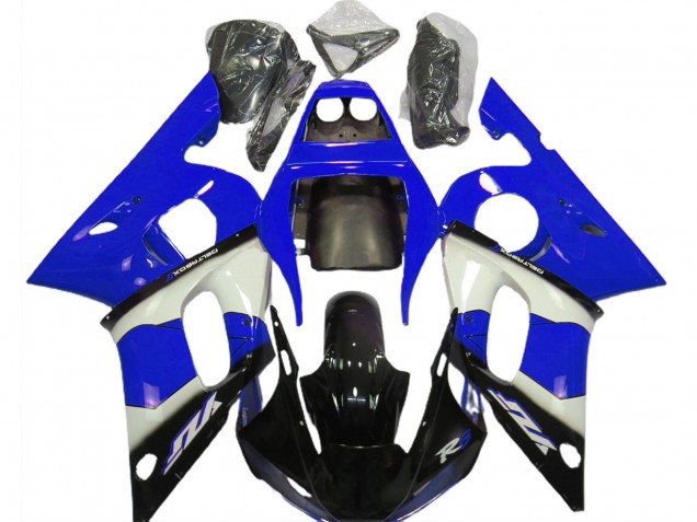 Bleu Blanc & Noir 98-02 R6 Carénage Moto