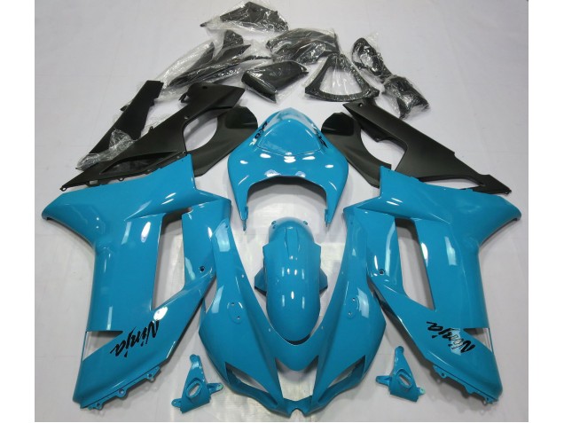 Bleu Clair Brillant 07-08 ZX6R Carénage Moto