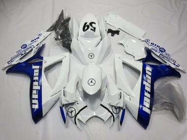 Blu Jordan 06-07 GSXR 600-750 Carénage Moto