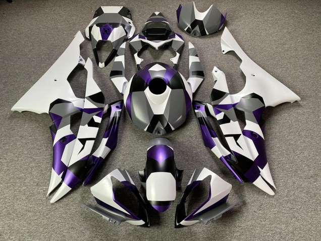 Neige Violette Mystique Camo 08-16 R6 Carénage Moto