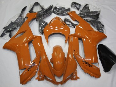 Orange Brillant 07-08 ZX6R Carénage Moto