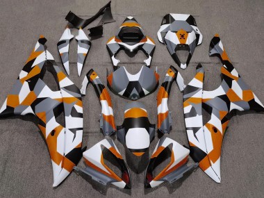 Orange Camouflage Uni 08-16 R6 Carénage Moto