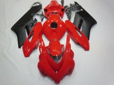 Rouge Brillant & Noir Mat 04-05 CBR1000RR Carénage Moto