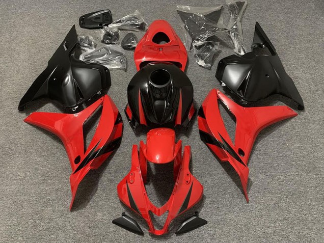 Rouge & Noir Mat 09-12 CBR600RR Carénage Moto