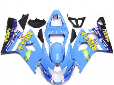 Style Bleu Clair Rizla 04-05 GSXR 600-750 Carénage Moto